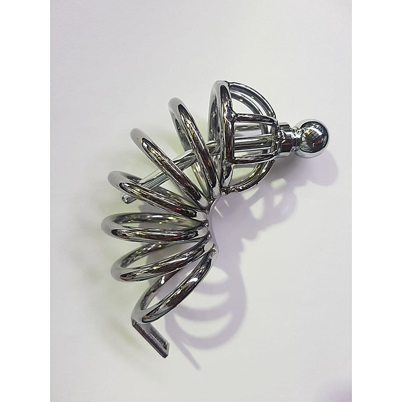 Seven Layers Asylum Cock Cage & Plug by BDStyle - Male Chastity