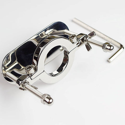 Male Scrotum Fixture Ball Crusher by BDStyle - Steel Sex Toys