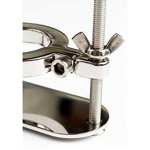 Male Scrotum Fixture Ball Crusher by BDStyle - Steel Sex Toys
