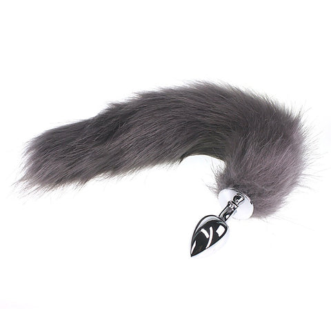 Premium Faux Fox Tail Butt Plug by BDStyle - Butt Plugs