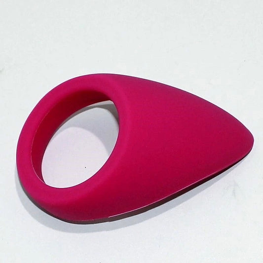 Purple Silicone Tear Drop Cock Ring by BDStyle - Cock Rings