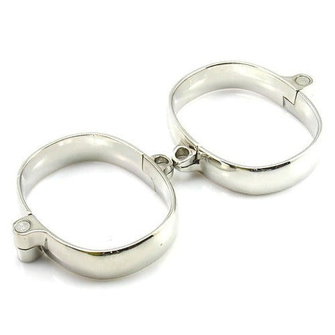 Luxury Dungeon Irons Cuffs With Chain by BDStyle - Cuffs and Restraints