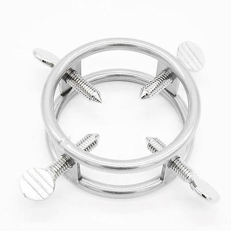 BDStyle Cock Ball Chastity Device Your Orgasm Supplier with Adjustable Screws - Ball and Cock Toys