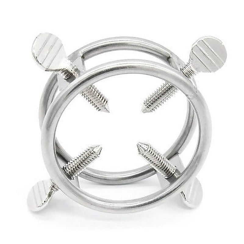 BDStyle Cock Ball Chastity Device Your Orgasm Supplier with Adjustable Screws - Ball and Cock Toys