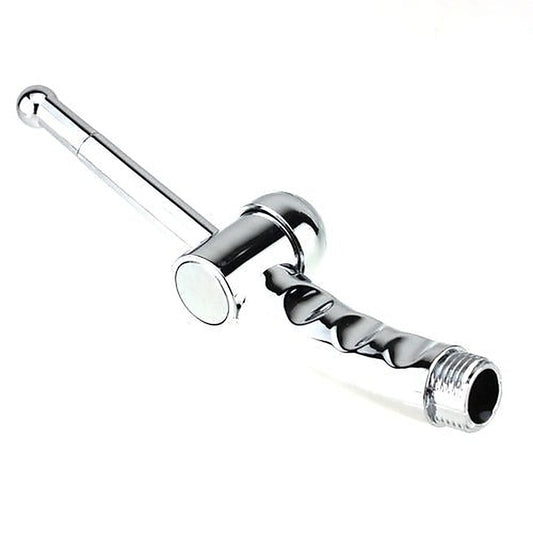 Vaginal Shower Cleaner with Switch by BDStyle - Steel Sex Toys