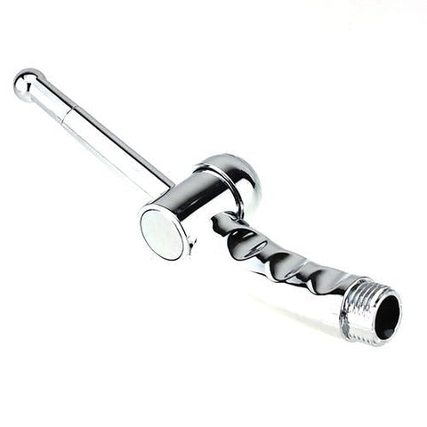 Vaginal Shower Cleaner with Switch by BDStyle - Steel Sex Toys