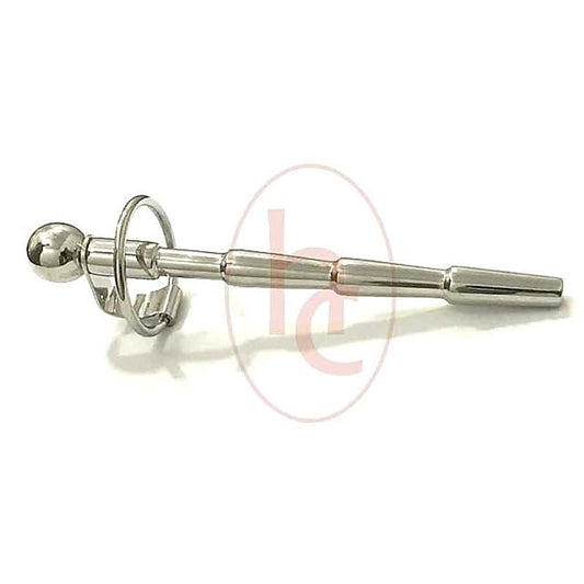 Fortified Hollow Penis Plug With Cum Stopper by BDStyle - Penis Plugs