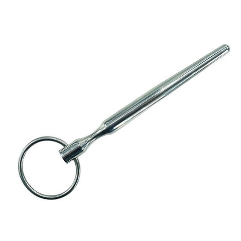 Urethral Stretching Solid Penis Plug With Glans Ring - Penis Plugs