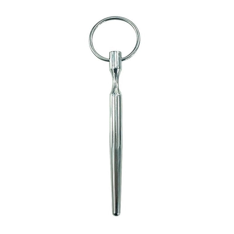 Urethral Stretching Solid Penis Plug With Glans Ring - Penis Plugs