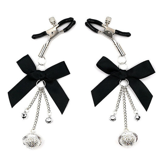 Jingling Bell Womens Adult Nipple Clamps by BDStyle - Nipple and Clit Clamps