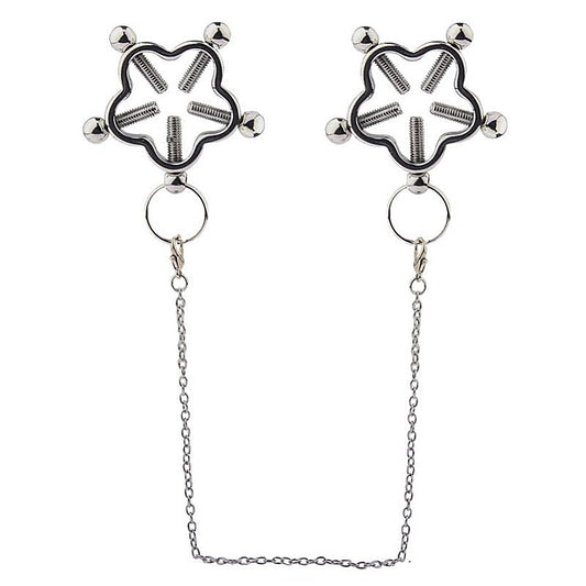Priss Press Nipple Clamps Waterproof by BDStyle - Nipple and Clit Clamps