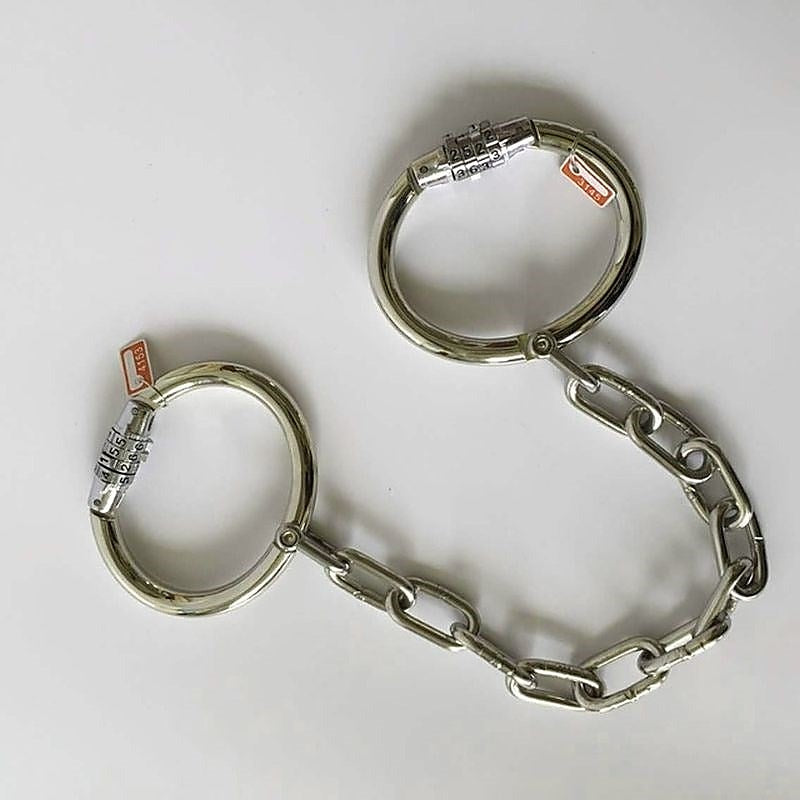 Combination Lock Unisex Wrist and Ankle Cuffs by BDStyle - Cuffs and Restraints