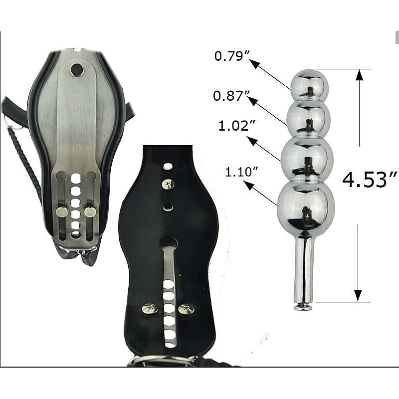 Female Steel Chastity Belt & Plug by BDStyle - Her Fetish