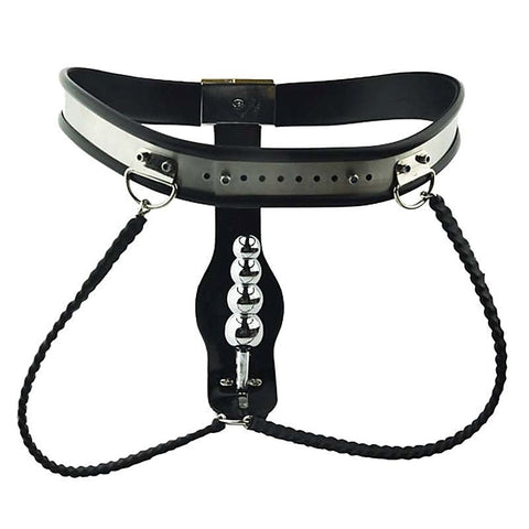 Female Steel Chastity Belt & Plug by BDStyle - Her Fetish