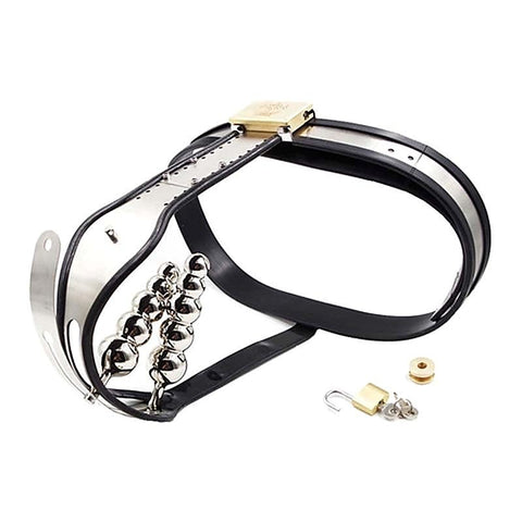 Dual Plug Female Chastity Belt by BDStyle - Male Chastity