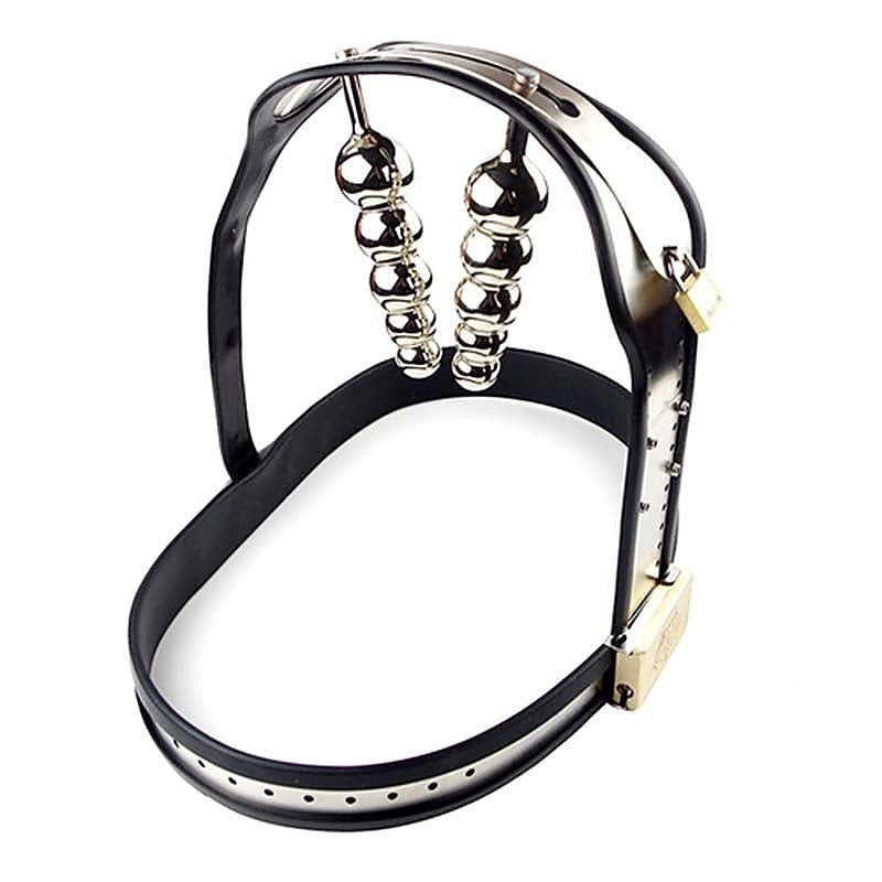 Dual Plug Female Chastity Belt by BDStyle - Male Chastity