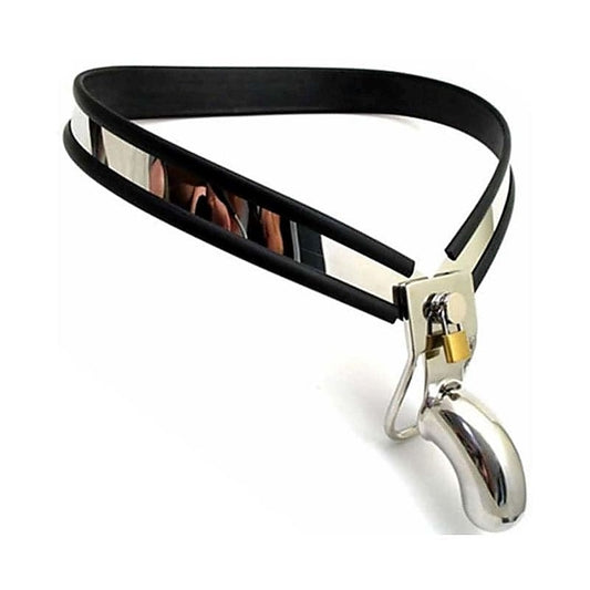 Enforced Male Chastity Belt Stainless Steel by BDStyle - Male Chastity