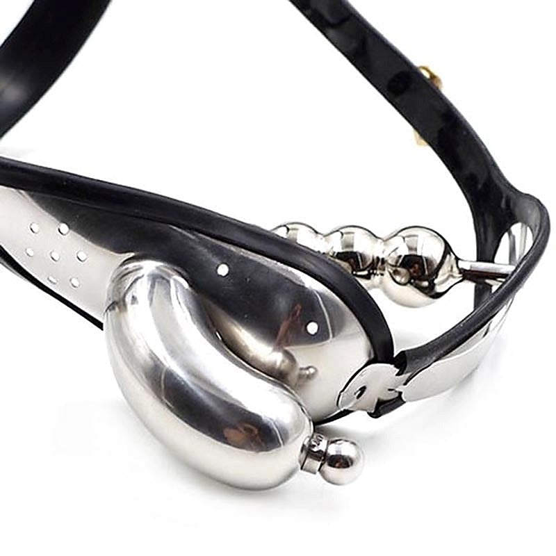 Male Chastity Belt With Urethral Plug by BDStyle - Male Chastity