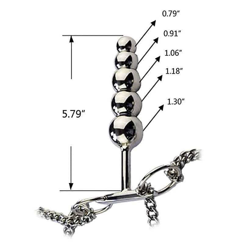 Chastity Belt & Bar With Plug by BDStyle - Male Chastity