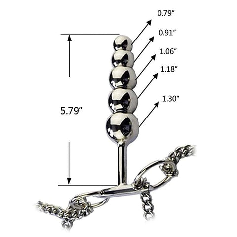 Chastity Belt & Bar With Plug by BDStyle - Male Chastity