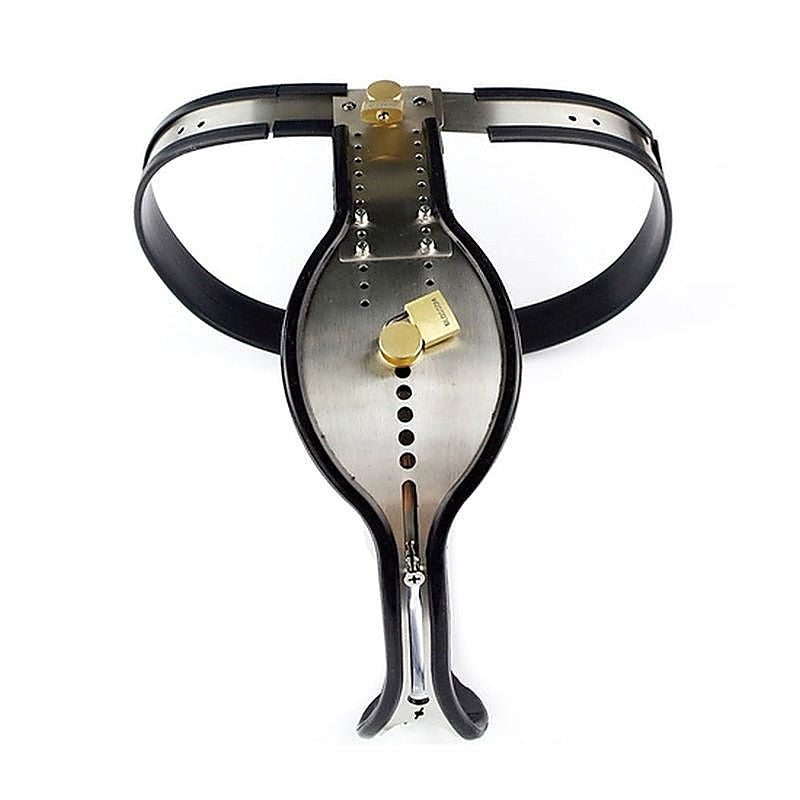 Trap Lock Steel Male Chastity Device by BDStyle - Male Chastity