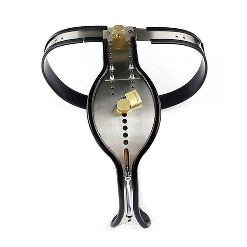 Trap Lock Steel Male Chastity Device by BDStyle - Male Chastity