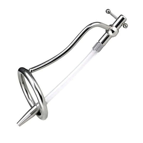 Premium Stainless Steel Chastity Bar by BDStyle - Male Chastity