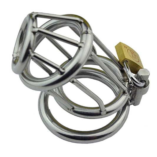Penal Colony Locking Cock Cage by BDStyle - Male Chastity