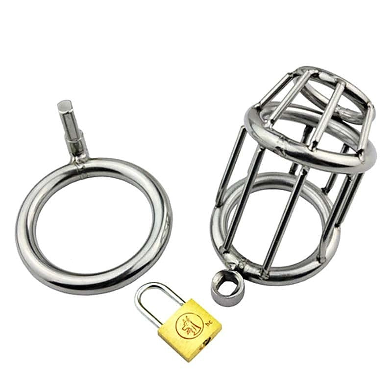 Penal Colony Locking Cock Cage by BDStyle - Male Chastity