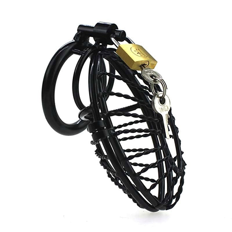 Twisted Side Entry Chastity Device by BDStyle - Male Chastity