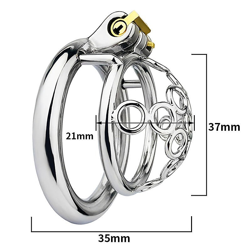 Points of Intrigue Locking Penis Chastity by BDStyle - Male Chastity