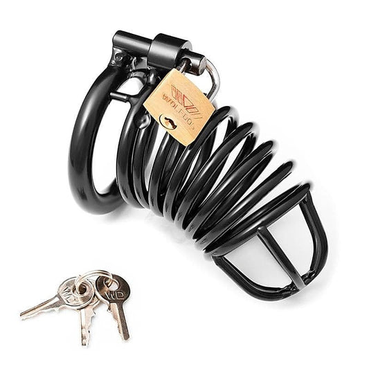 Jail House Cock Cage Black by BDStyle - Male Chastity