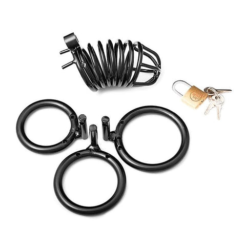 Premium Jail House Cock Cage Black by BDStyle - Male Chastity