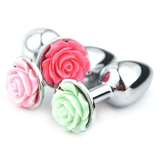 Flower Steel Butt Plug Small by BDStyle - Steel Sex Toys