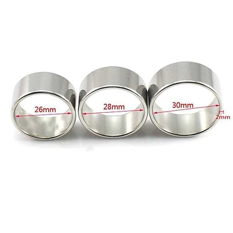 Premium Stainless Steel Cock Ring by BDStyle - Cock Rings
