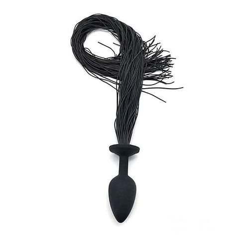 Faux Horsetail Silicone Anal Plug Small by BDStyle - Butt Plugs