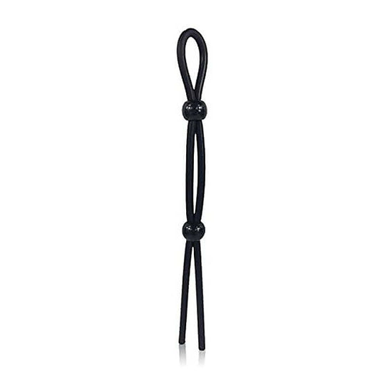 Black Adjustable Penis Ties by BDStyle - Cock Rings