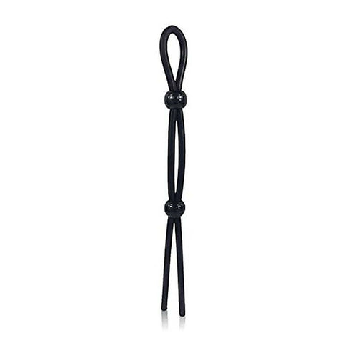 Premium Black Adjustable Penis Ties by BDStyle - Cock Rings