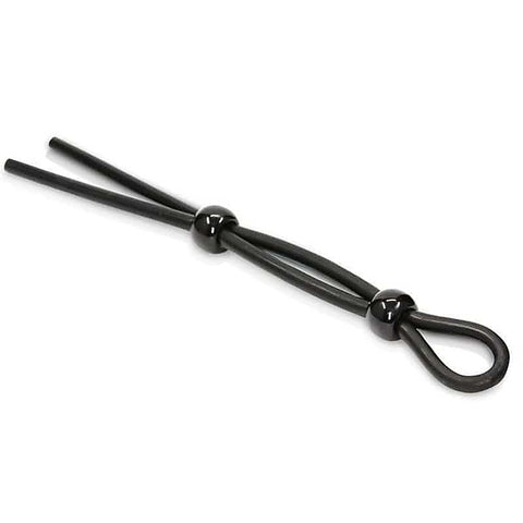 Premium Black Adjustable Penis Ties by BDStyle - Cock Rings