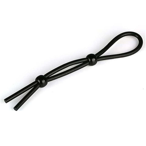 Premium Black Adjustable Penis Ties by BDStyle - Cock Rings