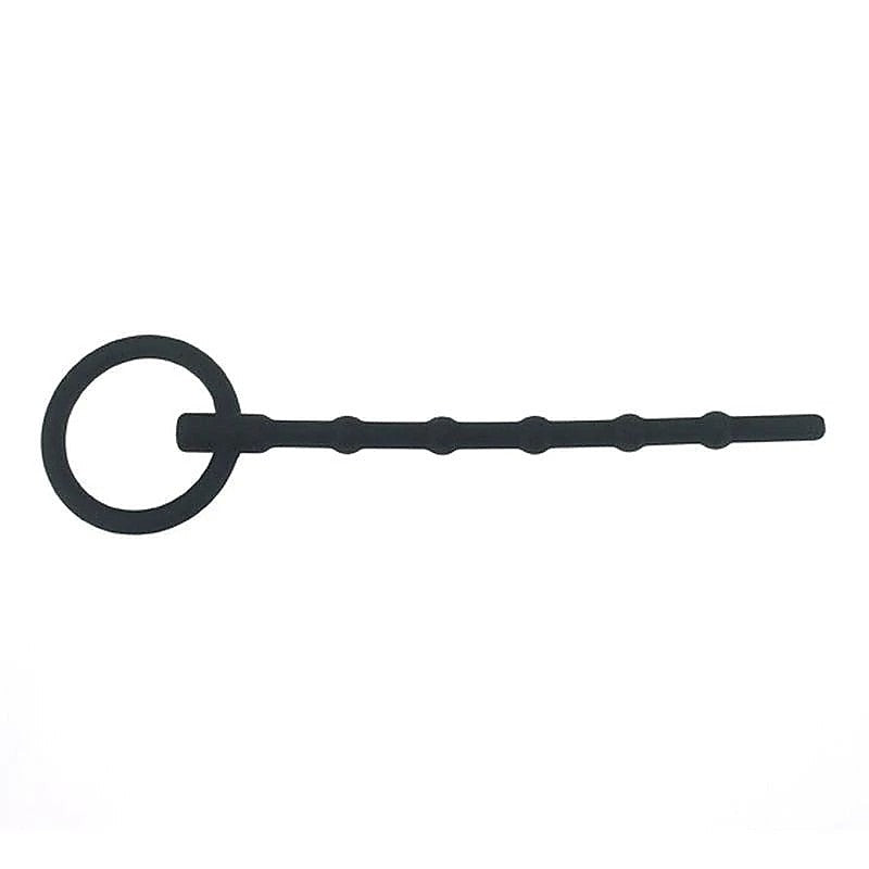 BDStyle Spike Silicone Urethral Stretcher with Five Pleasure Balls - Penis Plugs