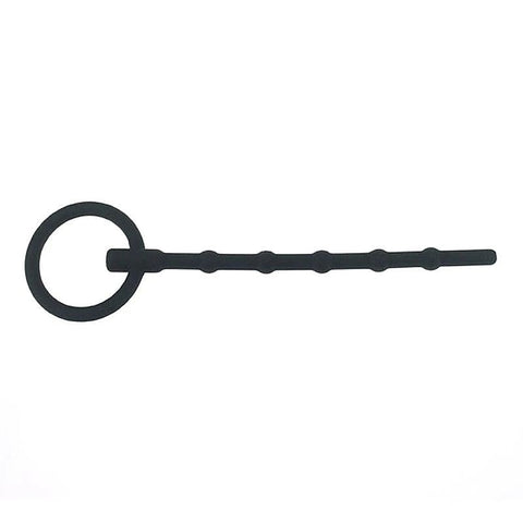 BDStyle Spike Silicone Urethral Stretcher with Five Pleasure Balls - Penis Plugs