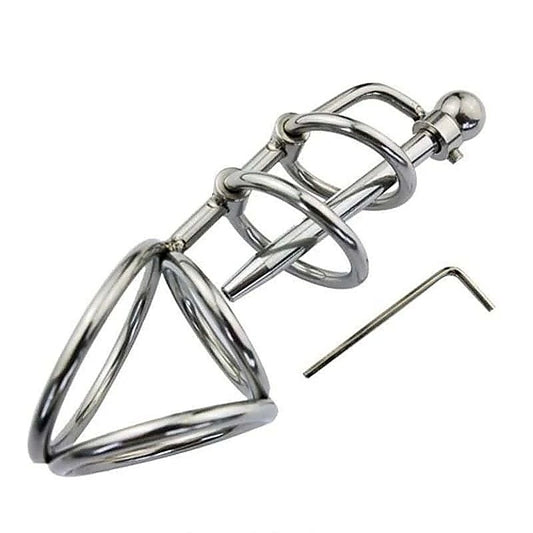 Putin Chastity Device Stainless Steel by BDStyle - Male Chastity