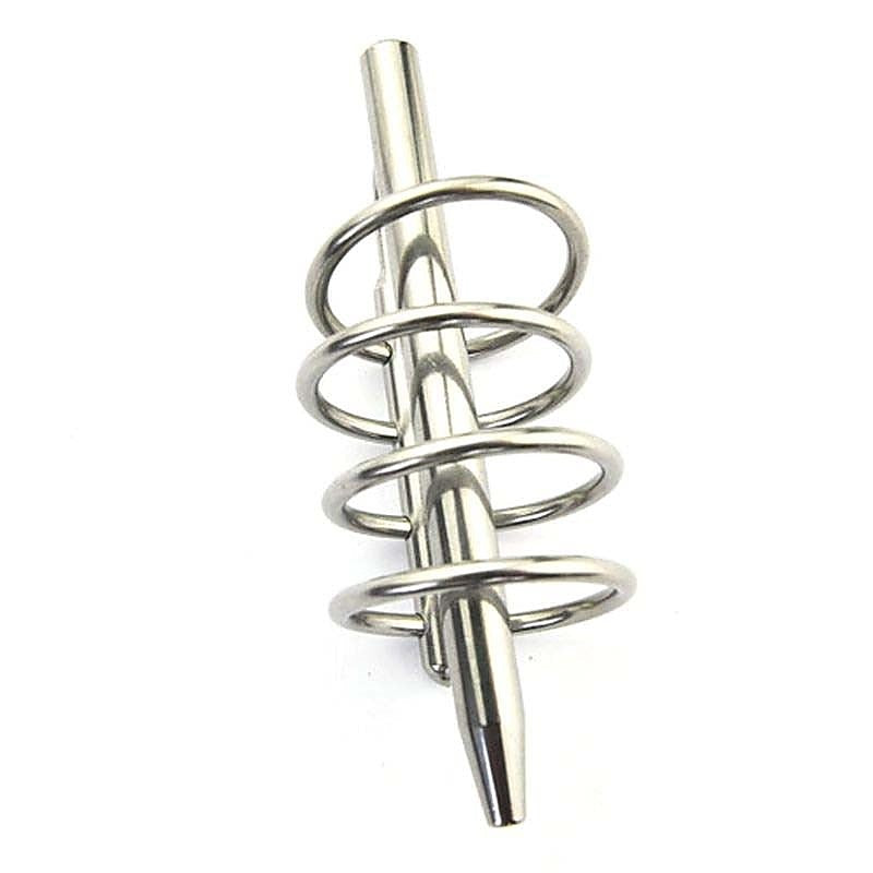 BDStyle Gates of Hell Cock Cage & Penis Plug with Urethral Stimulation - Male Chastity