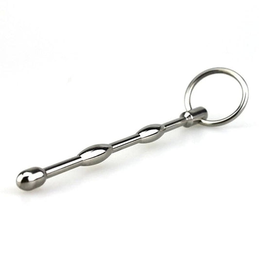 Wind Swept Bulbed Penis Plug 13 cm by BDStyle - Penis Plugs