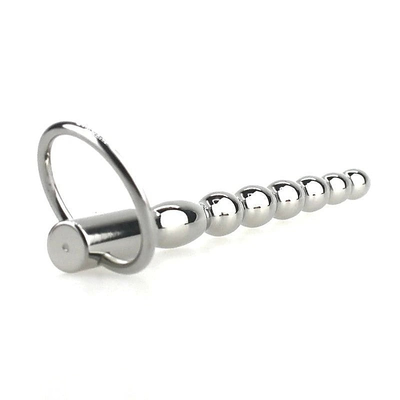 Steel Power Tools Penis Plug with Glans Ring by BDStyle - Penis Plugs