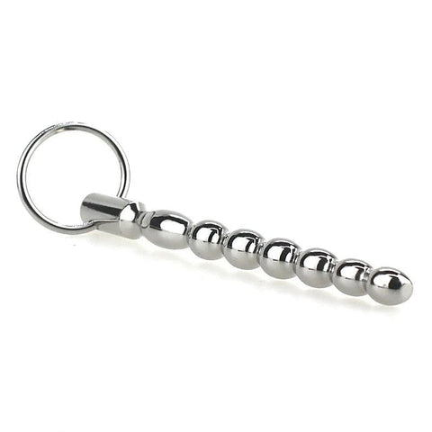 Steel Power Tools Penis Plug with Glans Ring by BDStyle - Penis Plugs