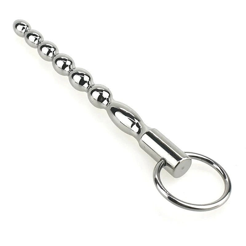 Steel Power Tools Penis Plug with Glans Ring by BDStyle - Penis Plugs