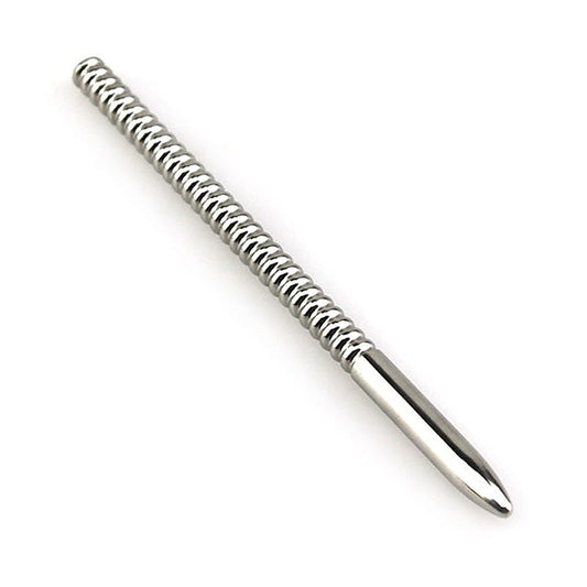 Double Spear Ribbed Urethral Sound by BDStyle - Penis Plugs