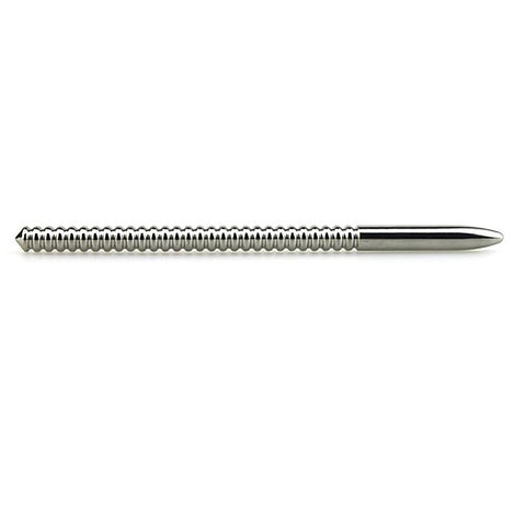Double Spear Ribbed Urethral Sound by BDStyle - Penis Plugs